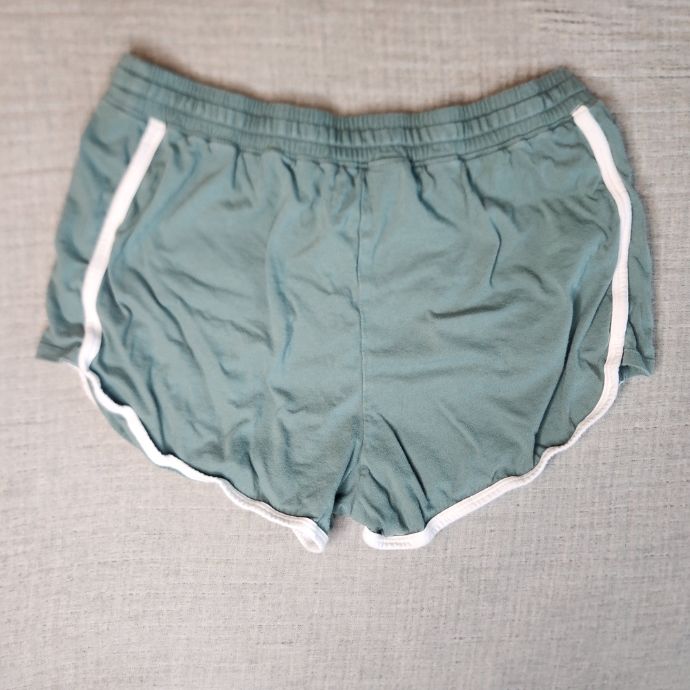 Aeropostale Tomboy retro short MWomen's Teal Shorts with White Trim loungewear - Picture 8 of 12